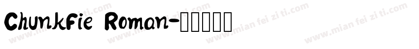 ChunkFie Roman字体转换